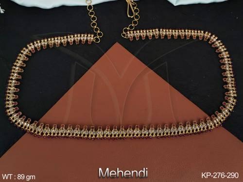 designer-antique-style-party-wear-mehendi-polish-antique-kamarpatta-(hip-belt)-