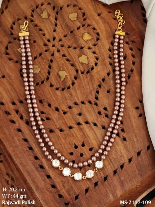 Kundan Designer Rajwadi Polish Fancy Designer Malas Set   