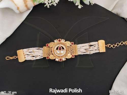 fancy-style-party-wear-beautiful-rajwadi-polish-kundan-stones-kundan-bracelets-
