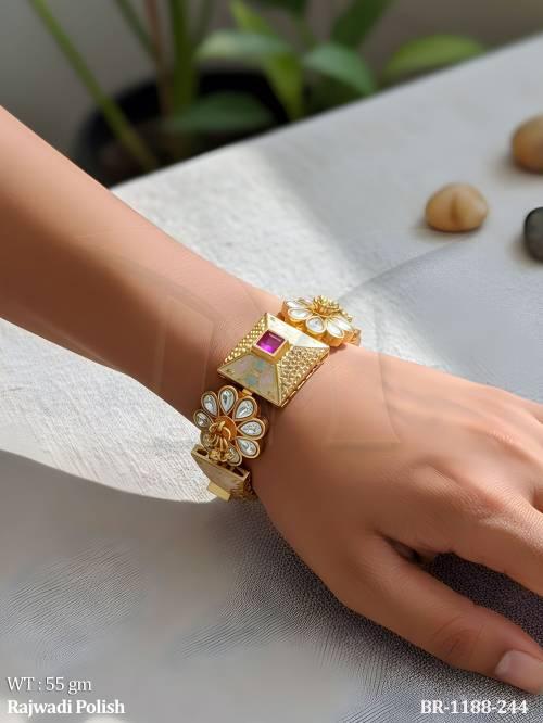 rajwadi-polish-kundan-designer-bracelet-for-women