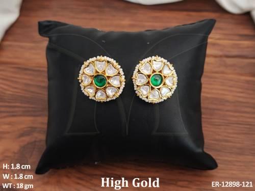 kundan-stones-high-gold-polish-party-wear-fancy-style-kundan-earring-tops-studs
