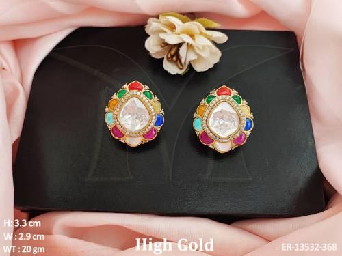 kundan-stones-fancy-design-high-gold-polish-beautiful-kundan-jewellery-kundan-earring-tops-studs-