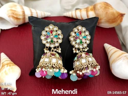 kundan-full-stone-mehendi-polish-design-fancy-style-earrings-