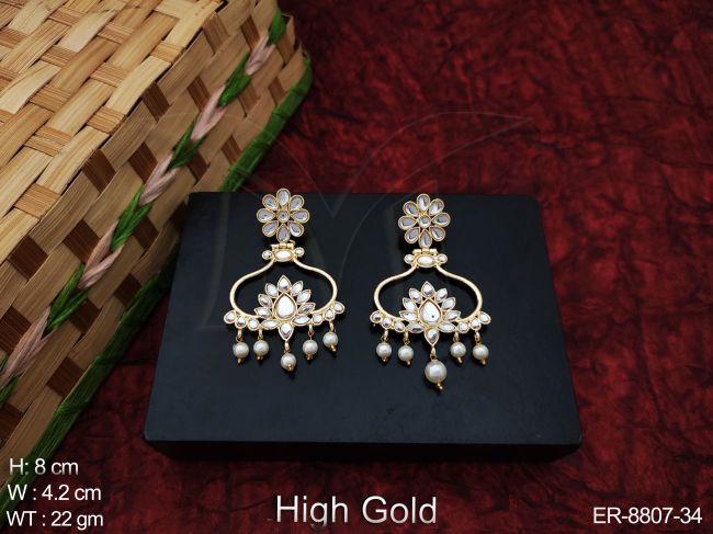 Kundan Earring Manufacturer, Wholesaler & Exporters In Mumbai, India ...