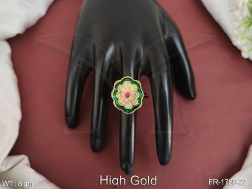 designer-fancy-style-high-gold-polish-party-wear-kundan-finger-ring