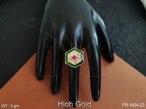 kundan-jewelry-high-gold-polish-party-wear-fancy-design-kundan-finger-ring
