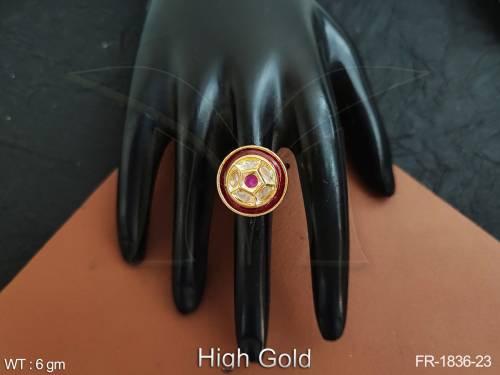 kundan-jewelry-high-gold-polish-party-wear-beautiful-design-kundan-finger-ring-