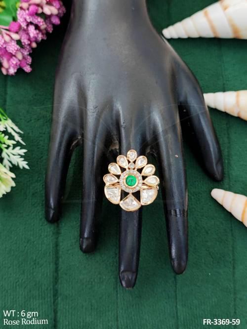 kundan-design-rose-rodium-polish-finger-rings-