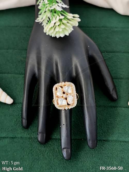 elegant-polki-stone-square-statement-ring