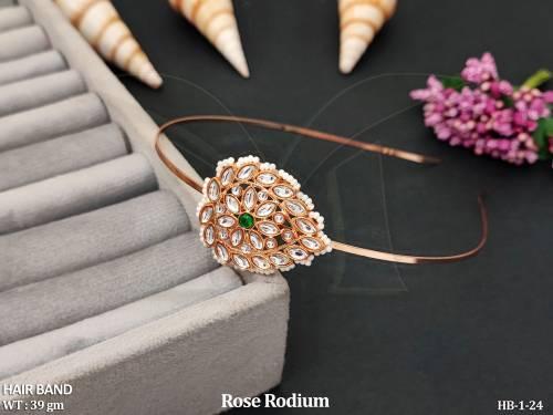 traditional-rose-rodium-hair-band-for-women-