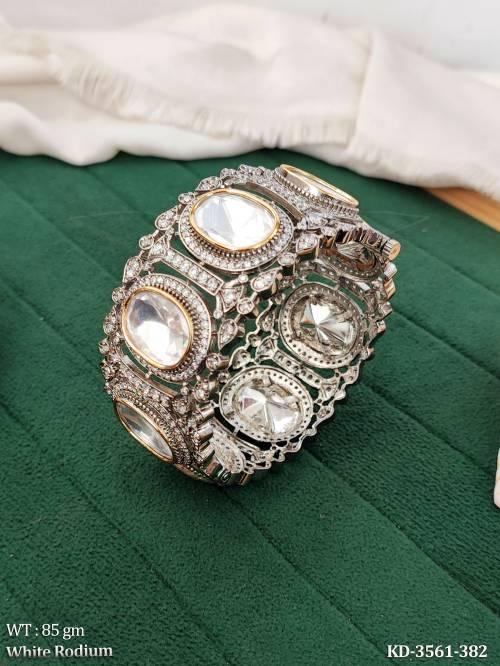 designer-statement-kada-with-polki-style-stone-work