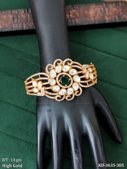 Traditional Kundan Party Wear Kada