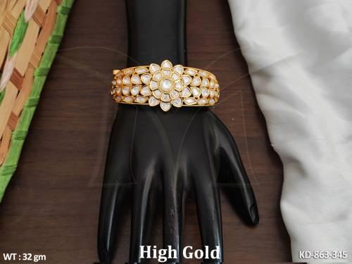 kundan-jewelry-high-gold-polish-fancy-design-beautiful-kundan-kada-