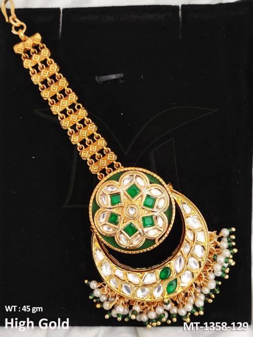 designer-fancy-style-party-wear-beautiful-kundan-stones-clustered-pearl-desiger-kundan-maang-tikka