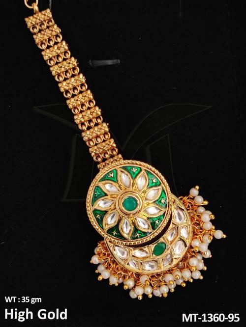 clustered-pearl-desinger-fancy-desing-kundan-jewellery-kundan-maang-tikka
