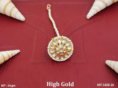 clustered-pearl-high-gold-polish-fancy-designer-party-wear-beautiful-kundan-stones-kundan-jewellery-maang-tikka