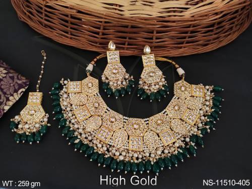 designer-fancy-style-kundan-jewellery-high-gold-polish-kundan-choker-necklace-set-