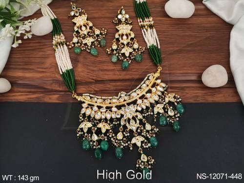 clustered-pearl-kundan-stones-kundan-jewellery-party-wear-long-kundan-necklace-set-