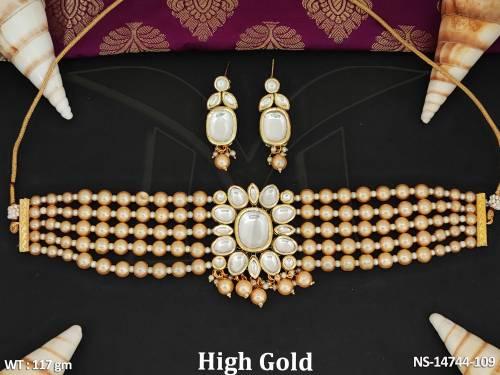 kundan-jewelery-high-gold-polish-stylish-kundan-beaded-necklace-set