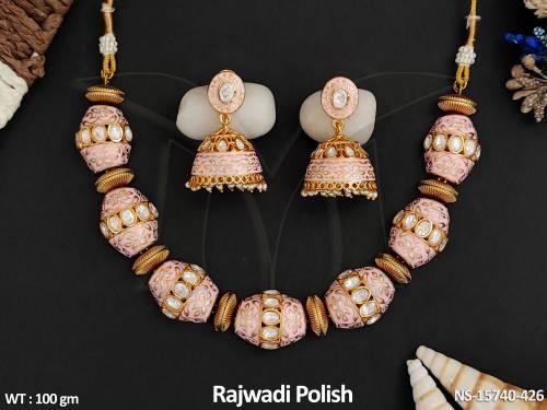 kundan-jewellery-rajwadi-polish-full-stone-fancy-style-necklace-set-