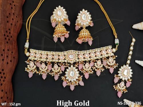 kundan-jewellery-high-gold-polish-clustered-pearl-party-wear-necklace-set-