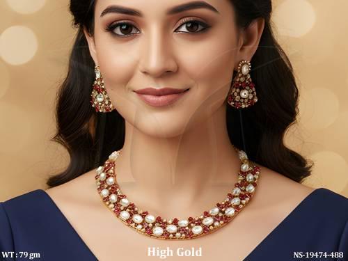 kundan-stone-designer-necklace-set-with-earrings