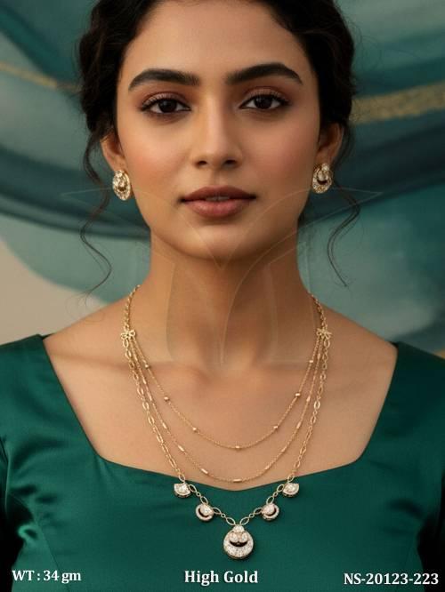 Elegant Kundan Layered Necklace Set with Matching Earrings