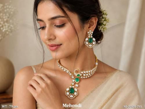 Traditional Kundan Full Stone Jewellery Set