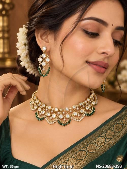 Traditional Kundan Designer Necklace Set