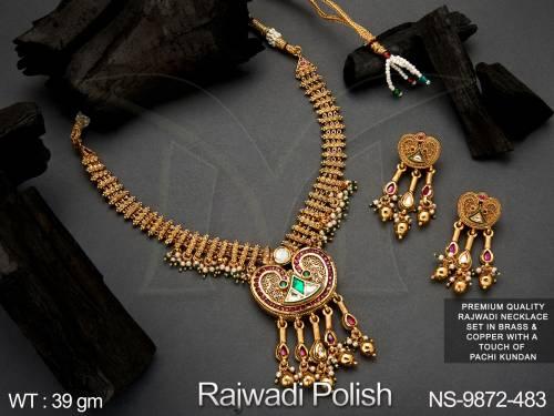 beautiful-kundan-rajwadi-polish-party-wear-kundan-necklace-set