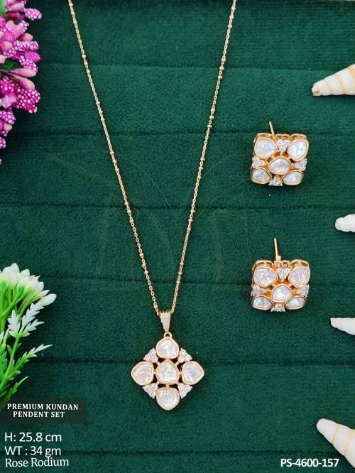 beautiful-full-stone-rose-rodium-polish-party-wear-pendant-set-