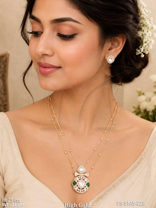 Designer High Gold Kundan Pendant Set for Women