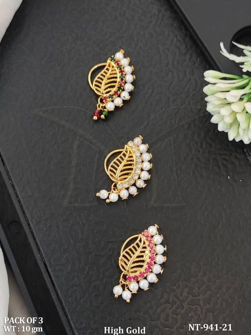 traditional-maharashtrian-nose-ring-with-pearls-set-of-3