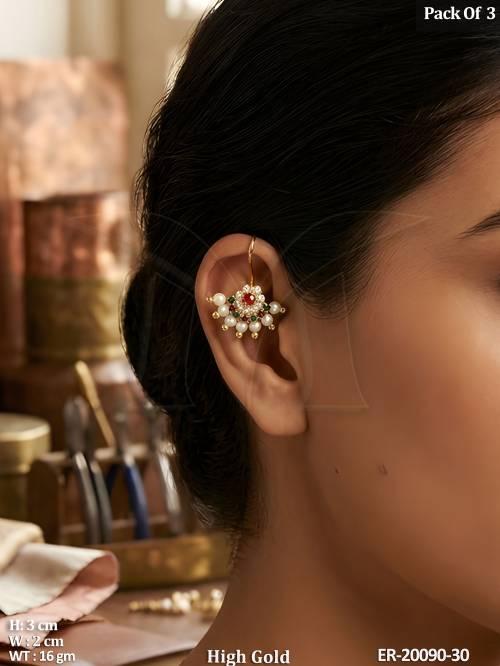 Royal Kundan Pearl Dangle Earrings