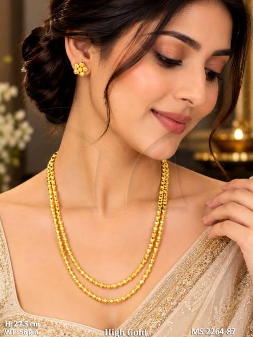 Traditional Maharashtrian Gold Mala Set