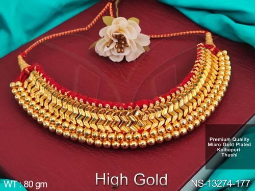 plain-gold-high-gold-polish-designer-traditional-maharashtrian-kolhapuri-choker-style-thushi-