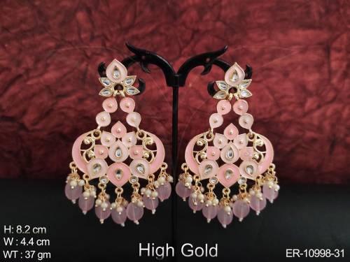 meenakari-design-beautiful-clustered-pearl-high-gold-polish-party-wear-fancy-dangler-earring