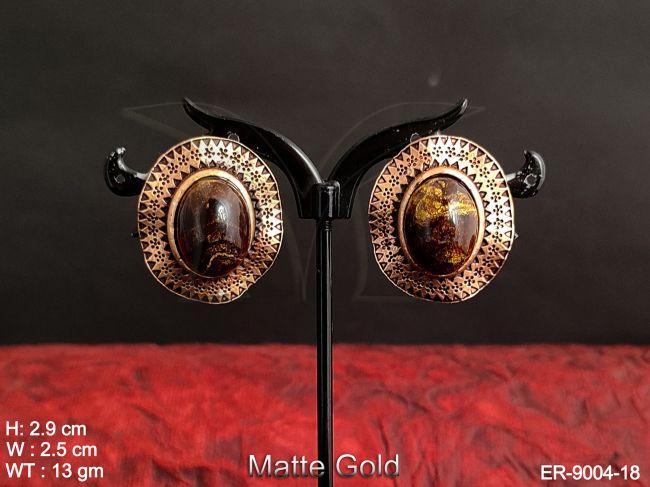 Beautiful Meenakari Design Fancy Style Party wear Earring / Tops / Studs