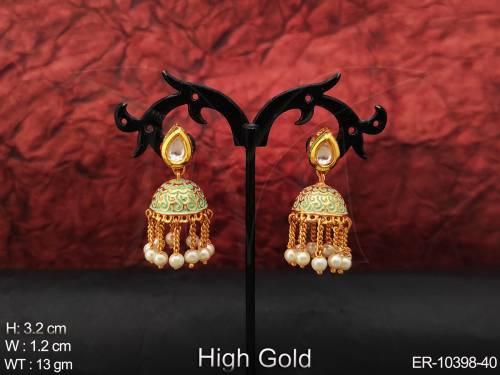 kundan-jewelry-high-gold-polish-party-wear-kundan-earrings-