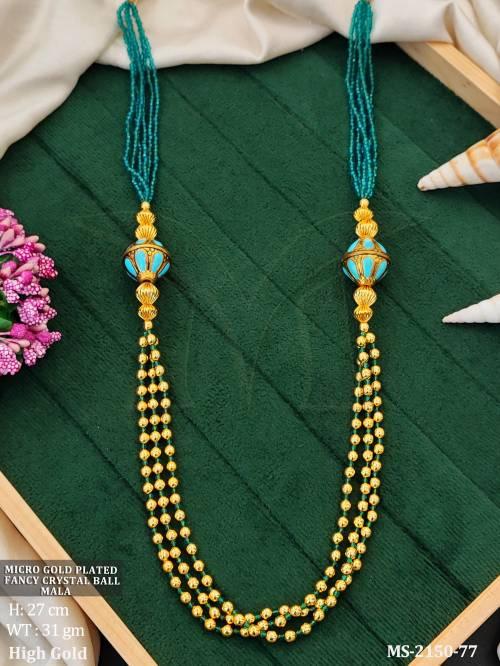 fancy-triple-layer-gold-plated-party-wear-mala-necklace-