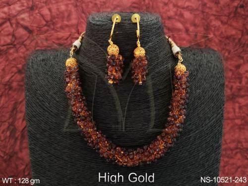 ethnic-beaded-high-gold-polish-fancy-design-beautiful-short-necklace-set