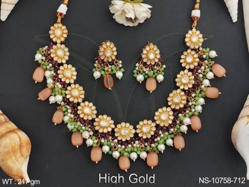 clustered-pearl-fancy-design-high-gold-polish-kundan-jewellery-party-wear-kundan-necklace-set-