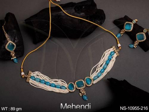 beautiful-antique-jewellery-design-mehendi-necklace-sets-