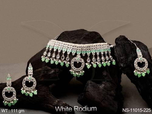 beautiful-antique-jewellery-design-white-rodium-polish-necklace-set-