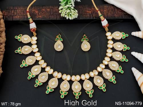 designer-fancy-style-high-gold-polish-party-wear-beautiful-kundan-jewellery-short-necklace-set-