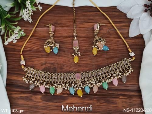 mehendi-polish-fancy-style-party-wear-beautiful-antique-jewellery-necklace-set-