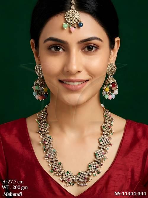 mehendi-polish-fancy-style-design-party-wear-long-antique-jewellery-long-necklace-set