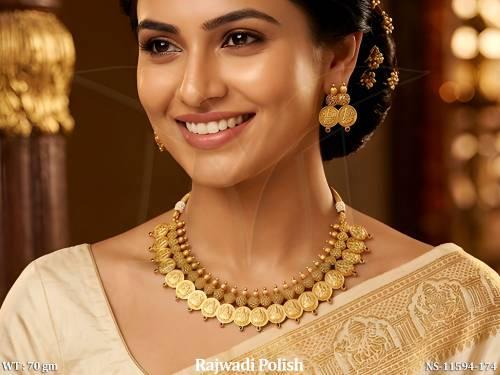 rajwadi-polish-designer-laxmi-coin-design-party-wear-temple-short-necklace-set-