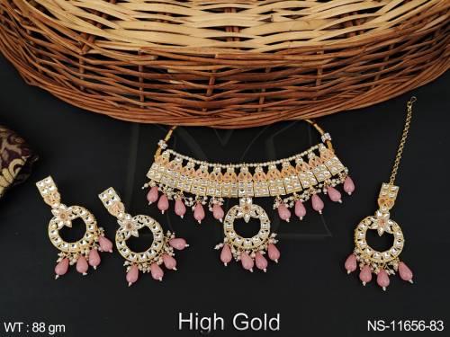 clustered-pearl-high-gold-polish-fancy-desing-party-wear-beautiful-kundan-stones-kundan-jewellery-choker-necklace-set