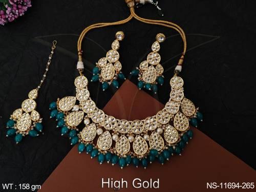 high-gold-polish-fancy-desing-clustered-pearl-kundan-jewellery-party-wear-designer-kundan-choker-necklace-set-